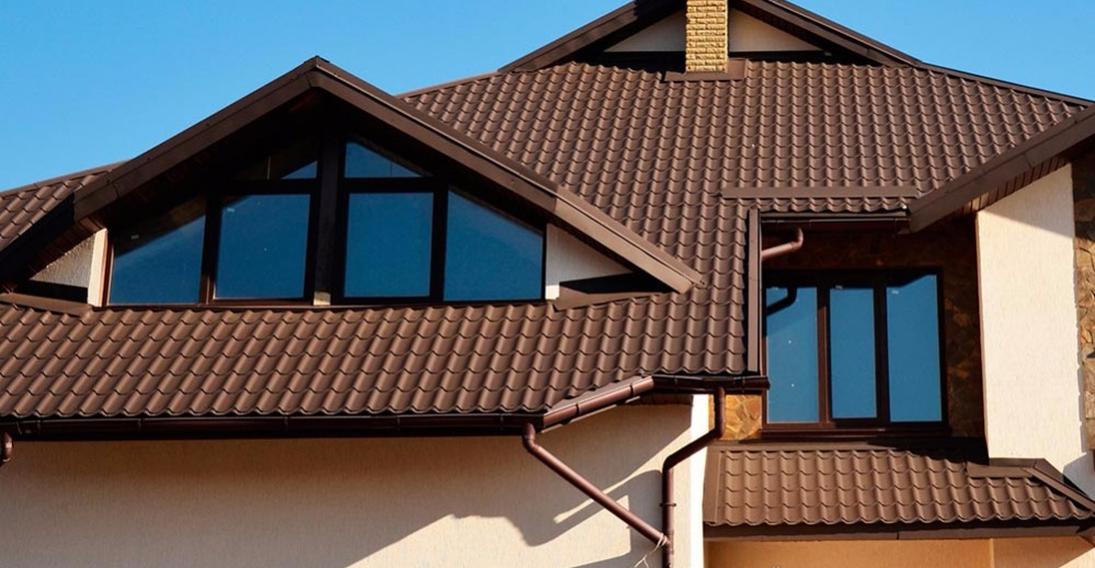 Пример кровли из профиля типа Кассик